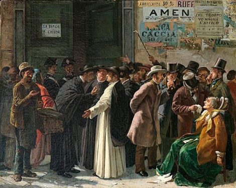 603px-Eduardo_Matania_Beim_Die_geschlossene_Bank_1870s